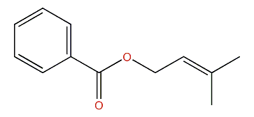 3-Methyl-2-butenyl benzoate